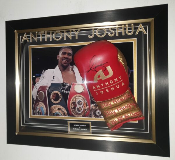 ANTHONY JOSHUA Signed Boxing Glove