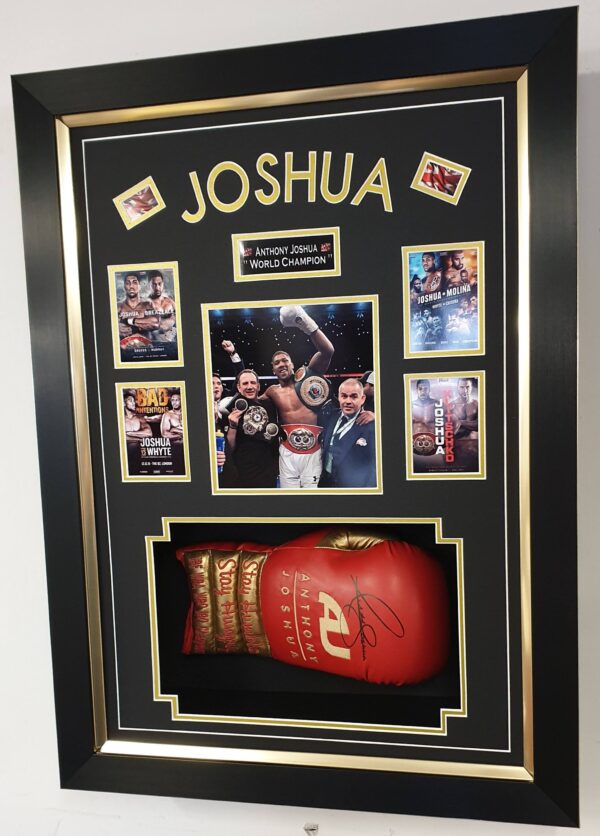 Anthony Joshua Signed Boxing Glove