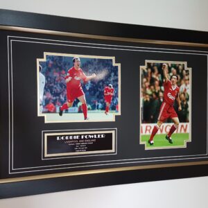 ROBBIE FOWLER of Liverpool Signed and framed Photo