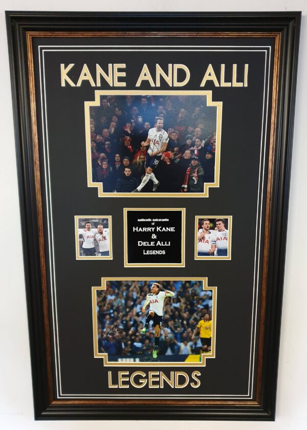 Harry Kane and Dele Alli of Tottenham Signed Photo