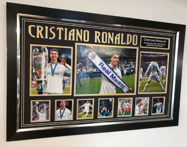 Cristiano Ronaldo oF Real Madrid Signed Picture