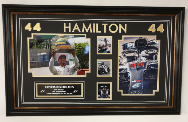 Lewis Hamilton Autographed Photograph