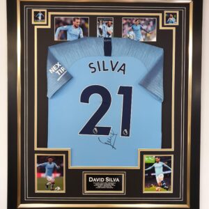 David Silva Of Manchester City Signed Shirt