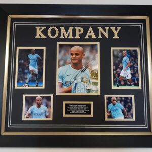 Vincent Kompany of Manchester City Signed Photo