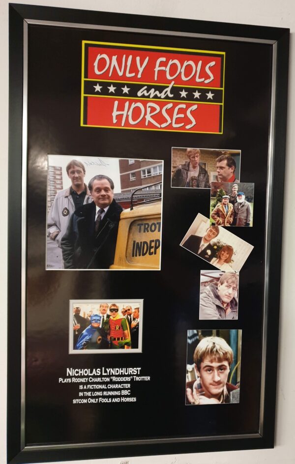 Nicolas Lindhurst Signed Photo Only Fools and Horses Display