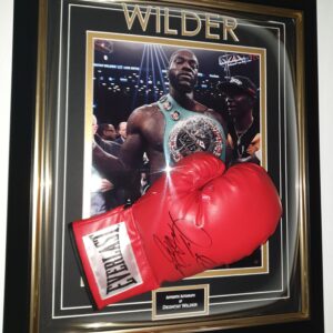 DEONTAY WILDER Signed Boxing Glove