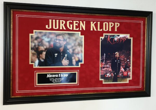 JURGEN KLOPP of Liverpool SIGNED PHOTO