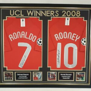 Cristiano Ronaldo and Wayne Rooney Signed Shirt