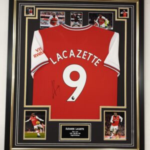 Alexandre Lacazette of Arsenal Signed Shirt Autographed Jersey