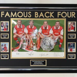 Arsenal Famous Back Four Autographed Signed Photo