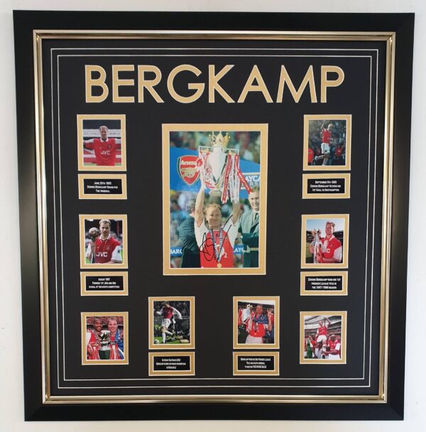 Dennis Bergkamp of Arsenal Signed Photo