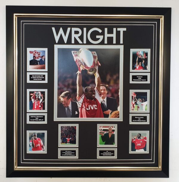 Ian Wright of Arsenal Signed Photo