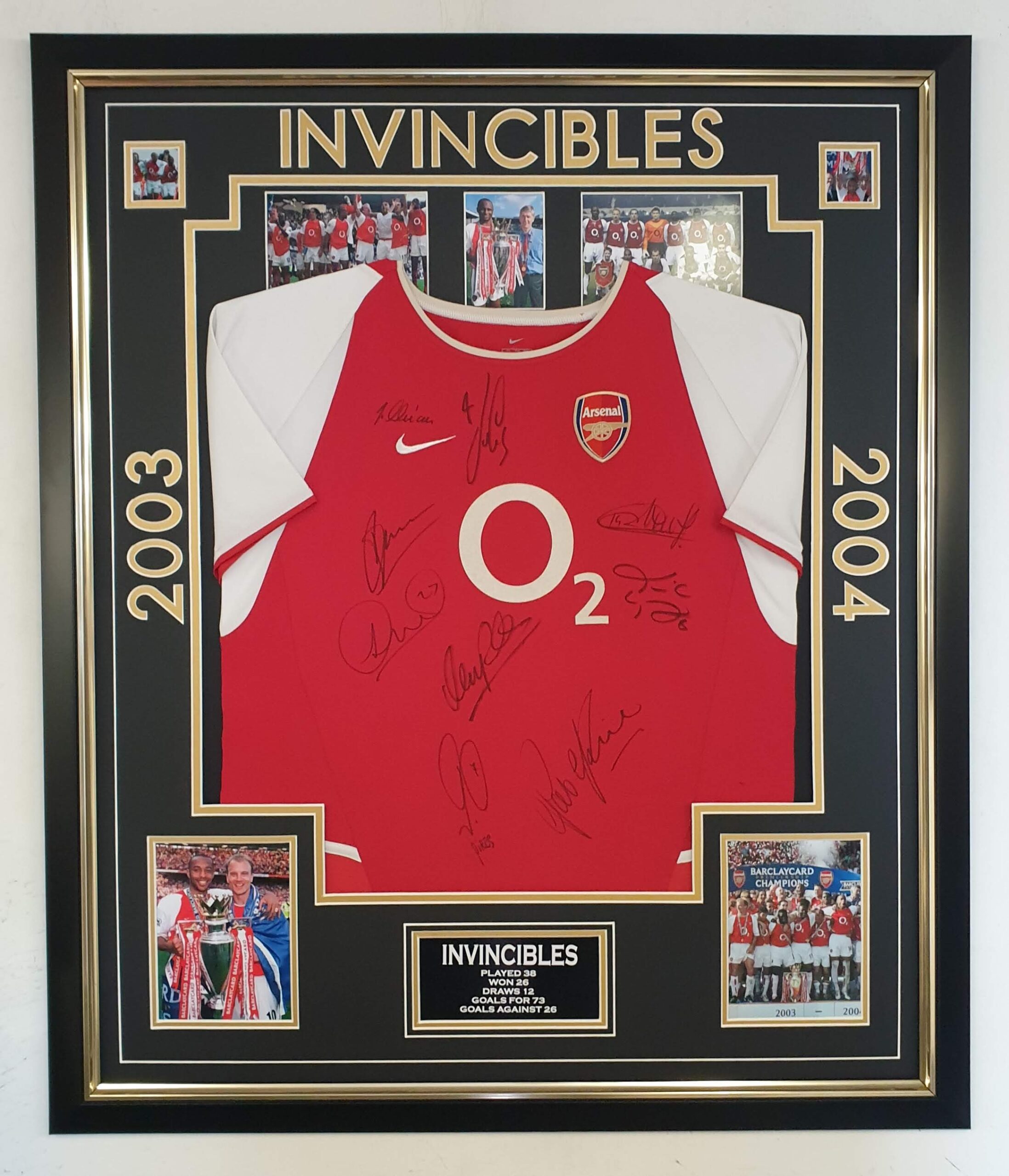 Arsenal Invincibles Signed Shirt