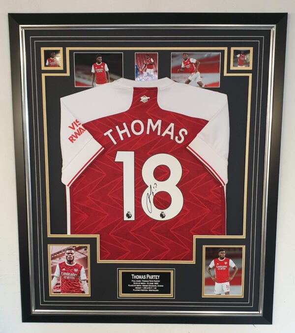 Thomas Partey of Arsenal Signed Shirt