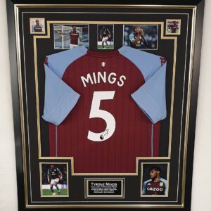 Tyrone Mings of Aston Villa Signed Shirt