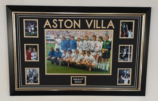 Aston Villa 1982 Signed Photo