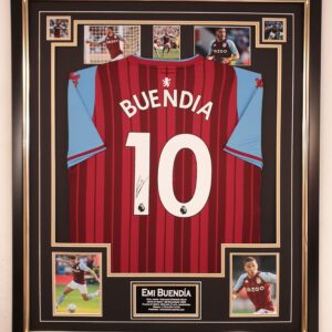 Emi Buendida of Aston Villa Signed Shirt