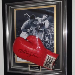Joe Frazier Signed Boxing Glove