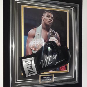 Mike Tyson Signed Black Boxing Glove
