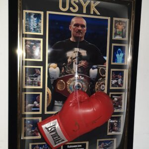 Oleksandr Usyk Signed Boxing Glove