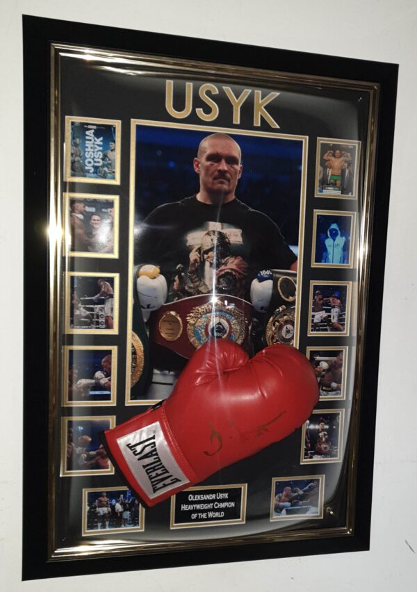 Oleksandr Usyk Signed Boxing Glove