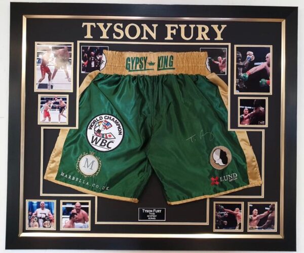 Tyson Fury Signed Shorts
