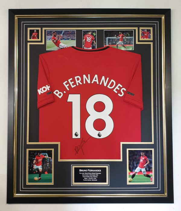 Bruno Fernandes of Manchester United Signed Shirt