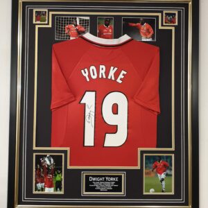 Dwight Yorke of Manchester United Signed Shirt