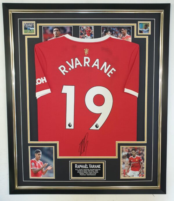 Raphael Varane of Manchester United Signed Shirt