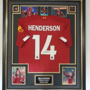 Jordan Henderson Of Liverpool Signed Shirt
