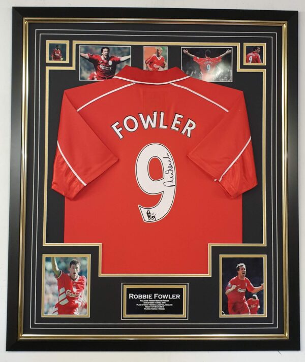 Robbie Fowler of Liverpool Signed Shirt