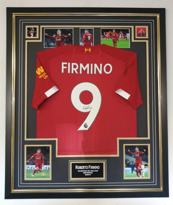 Roberto Firmino of Liverpool Signed Shirt