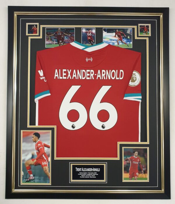 Trent Arnold Alexander of Liverpool Signed Photo with Shirt
