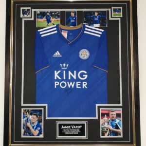 Jamie Vardy of Leicester City Signed Shirt