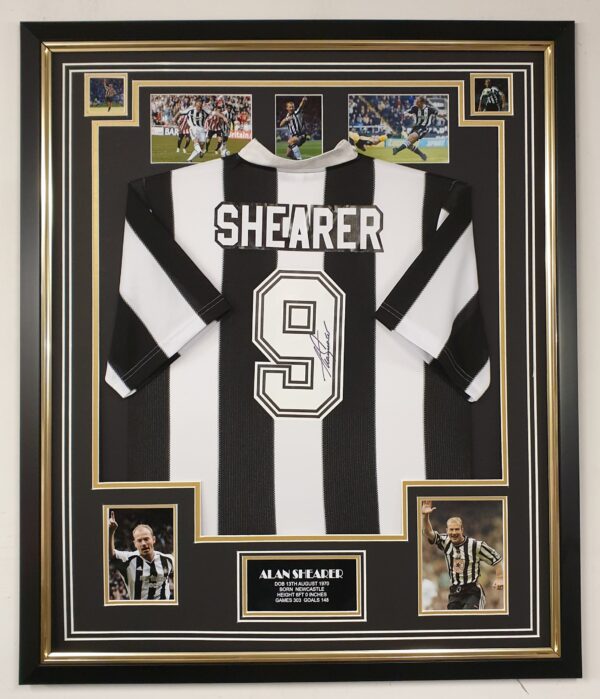 Alan Shearer of Newcastle United Signed Shirt