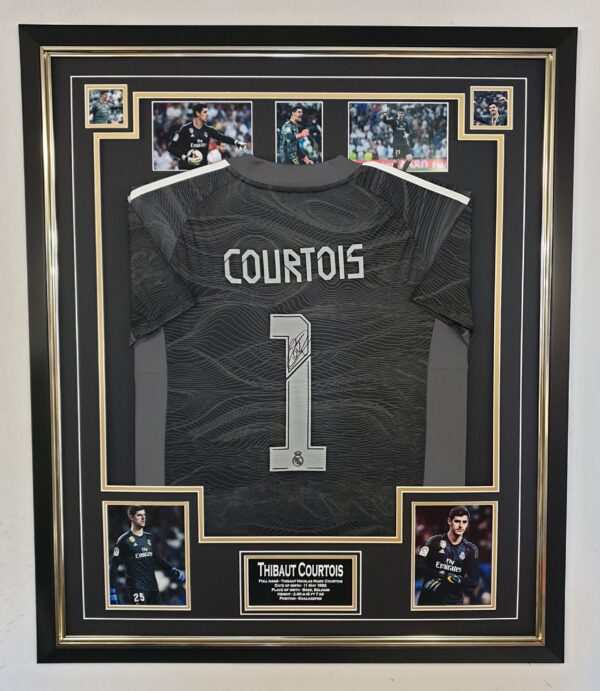 Thibaut Courtois of Real Madrid of Real Madrid Signed Shirt