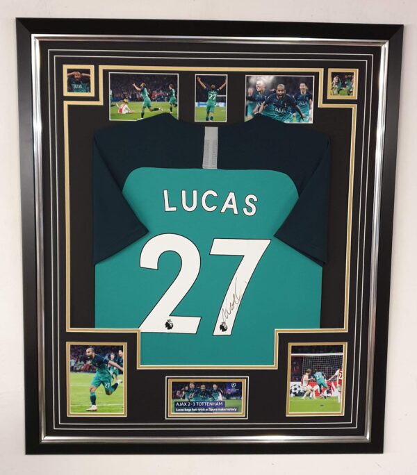 Lucas Moura of Tottenham Signed Shirt