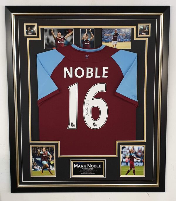 Mark Noble of West Ham Signed Shirt