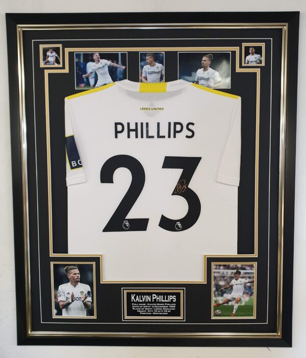 Kalvin Phillips Of Leeds Signed Shirt