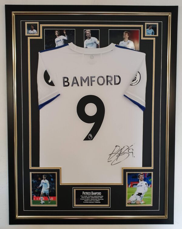 Patrick Bamford of Leeds United Signed Shirt