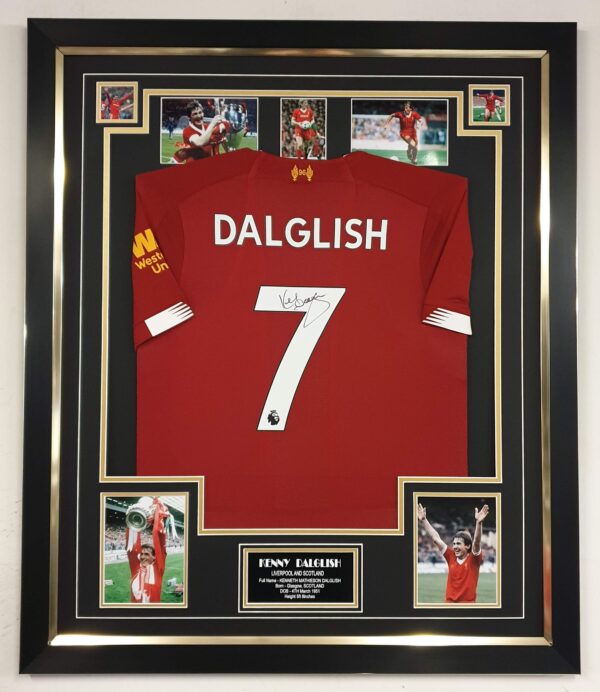Kenny Dalglish of Liverpool Signed Shirt