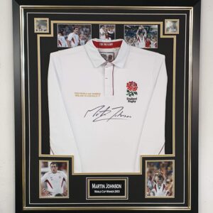 Martin Johnson Of England Signed Rugby Jersey