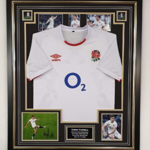 Owen Farrell of England Signed Photo with Jersey