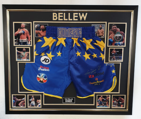 Tony Bellew Signed Boxing Shorts