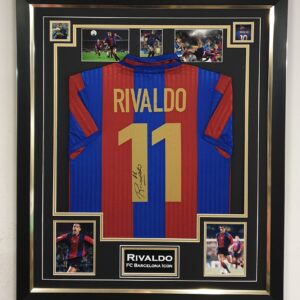 Rivaldo of Barcelona Signed Shirt